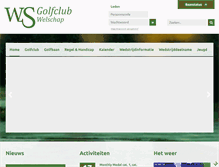 Tablet Screenshot of golfclubwelschap.nl